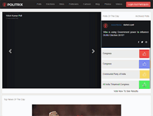 Tablet Screenshot of politrix.com
